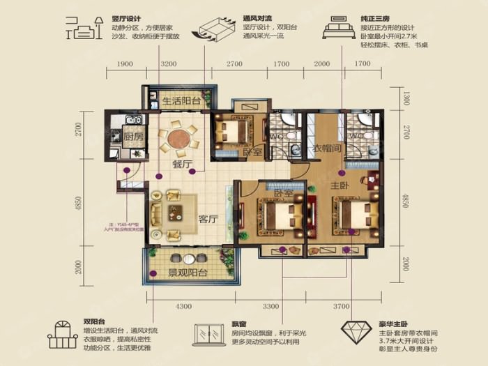 虎门碧桂园户型 