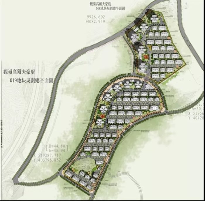 奥园观澜誉峰规划图 